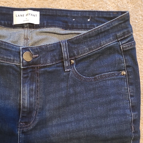 Lane Bryant Dark Indigo Straight-Leg Jeans - Picture 4 of 7